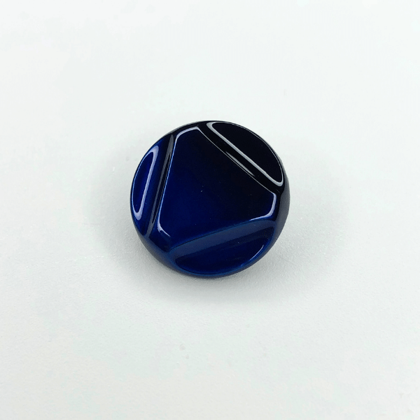 Knopf - 23 mm - royalblau mit Farbverlauf